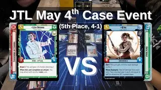 Qi'ra Data Vault vs Leia Red | 5th Place | JTL Case Event R1 | Star Wars Unlimited Gameplay