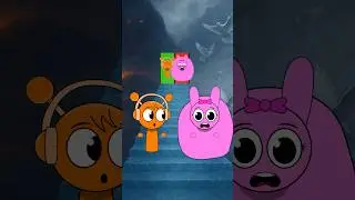 oren become inflation, pinky so mean 😭😭 #sprunki #sprunkiincredibox #animation