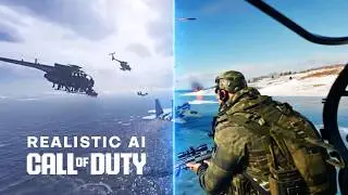 Gameplay Reimagined by AI │ COD, GTA 5, & Battlefield Realistic Graphics