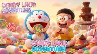Candy Land Party 🎉🍬 | Doraemon New Adventure #ai #doremon #cartoon