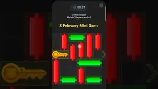 3 February Hamster Kombat Daily Mini Game Today Puzzle Easily Solve #platformer