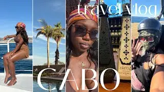 CABO travel vlog | fire show, camelback riding, hip hop boat party, nightlife  | the rare breeed