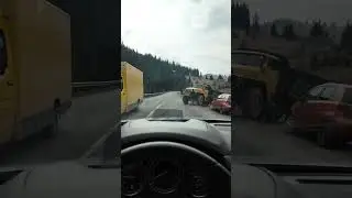 Unexpected Truck on a Quiet Forest Drive 🌲 ASMR Sounds Only [POV 4K] #shorts #pov #drive #asmr #car