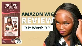 AMAZON WIG Review || Super Affordable SYNTHETIC|| Outre Melted Hairline Breanne