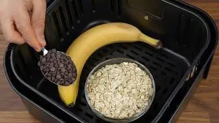 Banana + Oats + Chocolate = Brilliant! This Air Fryer Recipe Went VIRAL!