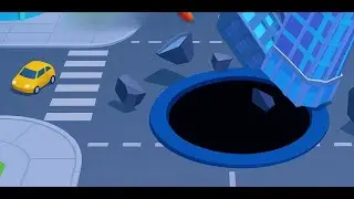 Hole.io &mdash; Мегаполис Будущего! ПОЛНОЕ ПОГЛОЩЕНИЕ!