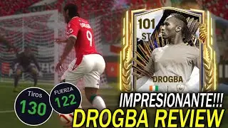 REVIEW DROGBA EL DELANTERO MAS FUERTE y CON EL CULIT0 MAS GORD0 DEL JUEGO? VALE LA PENA? FC MOBILE