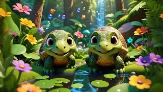 Meet the Tiny Talking Turtles | Animal Song for Kids | Nursery Rhymes and Preschool Learning