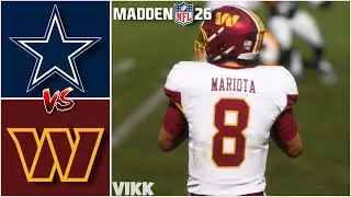 Cowboys vs Commanders Week 17 Simulation (Madden 26)