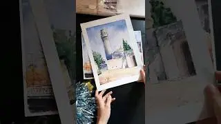Бакинская серия. Ч.3 #baku #azerbaycan #баку #азербайджан #watercolor #art #акварель
