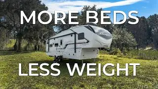 Легко буксируемый семейный прицеп?! Keystone Cougar Sport 2700BH 2026 года | Обзор автодома v02