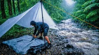 I Didn&rsquo;t Expect This&hellip; Best Solo Camping Moments in the Worst Weather 🌧️