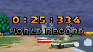 [MKDS] GBA Luigi Circuit - Non-PRB Flap World Record - 0:25:334