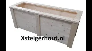 Steigerhout plantenbak maken