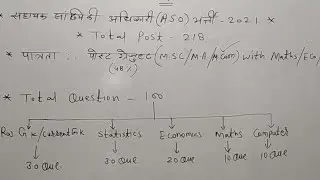 RPSC ASO 2021 EXAM / ASO 2021 Syllabus / ASO 2021 Latest