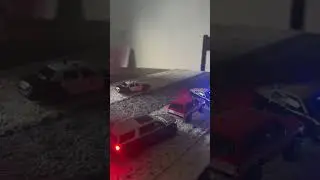 Suspect boxed in by GSP (Georgia state police) and FHP (Florida Highway Patrol)