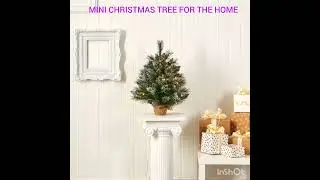 MINI CHRISTMAS TREE DECOR PERFECT FOR THE STUDIO AND OFFICE SPACE!! #interior444