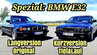 BMW E32 - Unterschiede Langversion & Kurzversion | 740i und 740iL | Youngtimer 2024