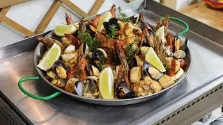 Parrillada de la mer comme une Paella
