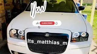 Установка новых фар Halo на Chrysler 300 моего отца