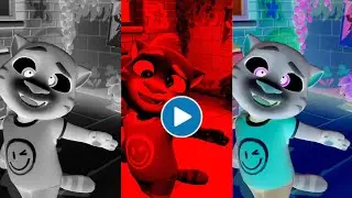Ghost Talking Tom Cat 2025 Grey, , Red, Neon Gameplay Walkthrough! Part 03