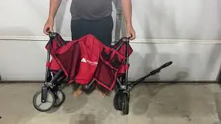 Как сложить тележку-тележку Ozartk Trail Cart Wagon своими руками