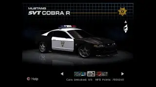 NFS Hot Pursuit 2 (PS2) — облики региональных полицейских и неиспользуемые машины дорожного движения