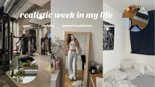 realistic weekly vlog// sport, studying, mental breakdowns, friends