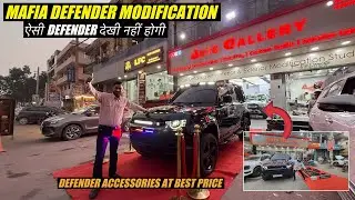 This Black Defender Is a Monster 😱 | FULLY LODED With Accessories | AUTO GALLERY