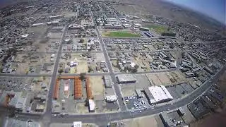 Husban SpyHawk H301f 900ft flight in Barstow
