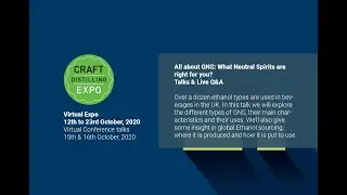 All about GNS: What&nbsp;Neutral Spirits are&nbsp;right for you? with Bert Albrecht of Ethimex.com