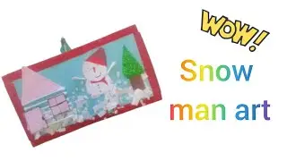 سردیوں کی جادوئی دنیا |پیارا سا سنو مین ارٹ ورک | winter magic episode 4
