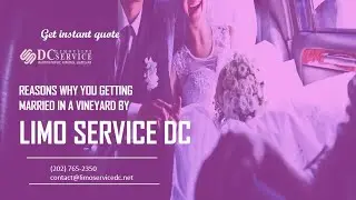 Reasons Why You Getting Married in A Vineyard by Limo Service DC