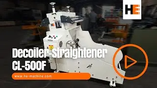 Decoiler Straightener Combo for Small Coil I D   Compact Design, Easy Integration and Operation