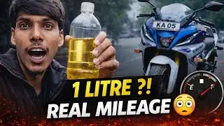 1 Litre Petrol Mileage Test 😱 | Police Ne Bike Seize Kar Lie🤬😡
