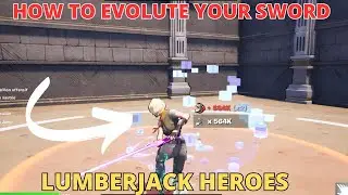 How to Evolute your sword on lumberjack heroes tutorial,lumberjack heroes evolute sword tutorial