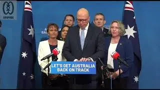 Election Week 1 Opposition Leader Peter Dutton in Darwin Port Announcement.