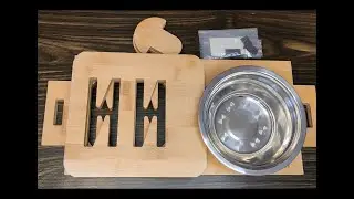 Assembly/Setup: Bamboo Elevated Dog/Cat Food Bowl Stand