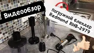 Видеообзор стильного погружного блендера Redmond RHB-2979