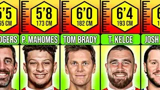 Comparison: Famous NFL Players Heights