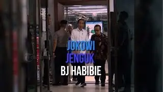 Presiden Jokowi Jenguk B J Habibie yang Dirawat di RSPAD Gatot Soebroto