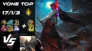 TOP Yone vs Pantheon - EU Grandmaster Patch 26.2