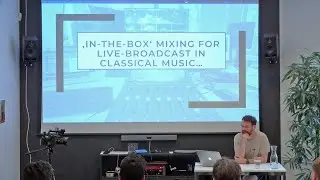 In The Box Mixing For Live-Broadcast