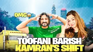 Toofani Barish me Truck Drive | Kamran ki shift me Toofani Barish | Richmond VA to Dallas TX