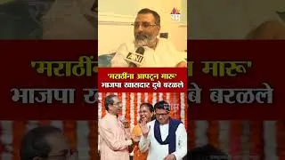 'मराठींना आपटून मारू' भाजपा खासदार दुबे बरळले BJP MP Nishikant Dubey