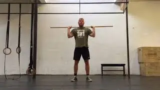 Dip & Drive (PVC or empty barbell)