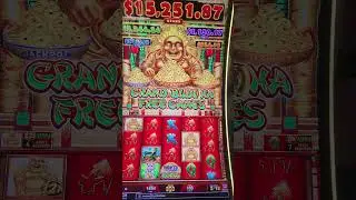 $18.80 Bet Grand Buddha Link #lasvegas #slot #casino