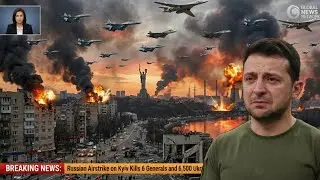 ZELENSKY CRIES: 10 minutes ago! Dozens of Russian Sukhoi SU-27 fighter jets bombed Kyiv -ARMA3