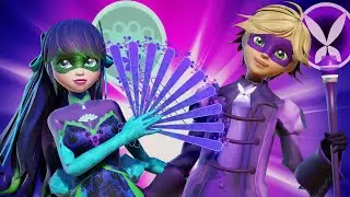 Леди Баг и Супер-Кот | Adrien & Marinette with Moth & Peacock miraculous