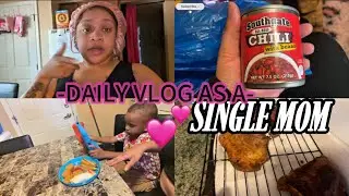 DITL AS A 25YR OLD MOM DOING MY BEST/ DONATING FOOD & CLOTHES / COOKING 